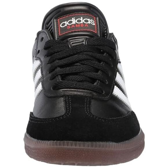 NWT adidas Unisex Samba Indoor Sneaker, Black/White/Vivid Red,10 US Men - Picture 4 of 5